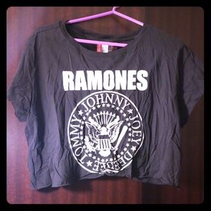 Ramones M crop top
